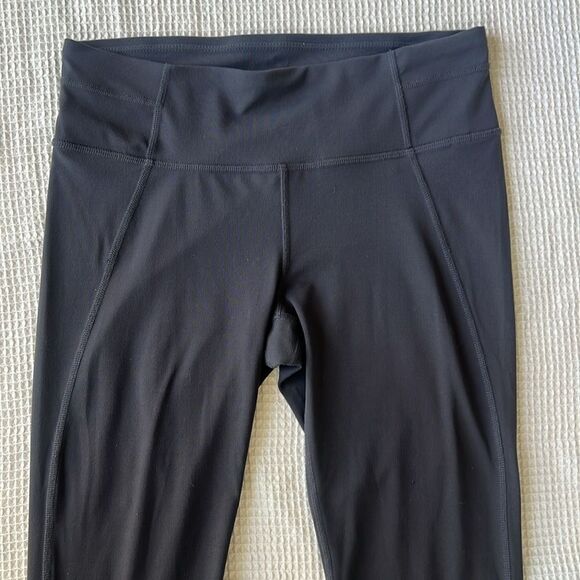 Prana women's Gray Cropped Workout Gym Yoga Activewear Leggings sz M - Picture 6 of 9